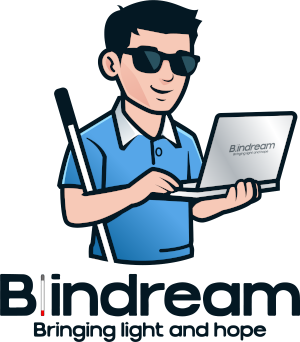 Blindream logo - Link to Home Page